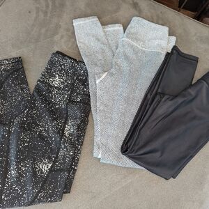 3 pair of Zyias leggings size 4